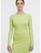 orsay Bluza slim fit cu aspect striat - Verde lime