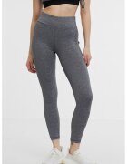 orsay Colanti crop cu talie inalta - Gri melange