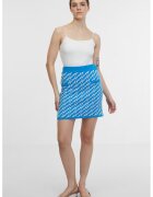orsay Fusta mini din tricot cu model - Alb/Turcoaz