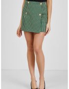 orsay Fusta-pantalon mini cu model houndstooth - Verde