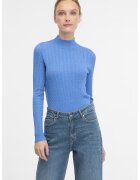 orsay Pulover slim fit - Albastru azur