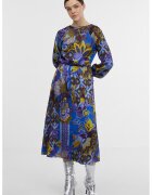 orsay Rochie midi cu model - Albastru royal