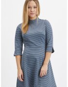 orsay Rochie scurta cu croiala in A si maneci 3/4 - Alb/Albastru