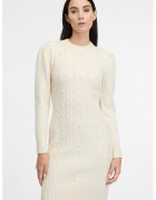 orsay Rochie scurta cu torsade - Alb fildes