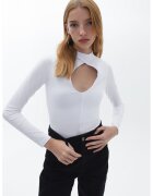 OXXO Bluza cu decupaj - Alb
