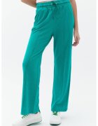OXXO Pantaloni de trening din bumbac cu croiala dreapta - Turcoaz