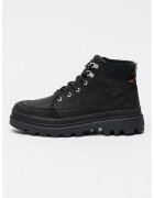 Palladium Ghete impermeabile din piele Troopercuff - Negru