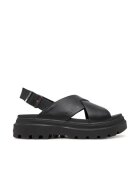 Palladium Sandale dama model Pallacruise Crossed - piele naturala - negru