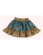 Panco Fusta cu volanas - - Retro Journey - Verde si Galben - pentru fetite - Verde
