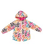 Panco Geaca impermeabila - Hope - cu buline colorate - pentru fetite - Bej