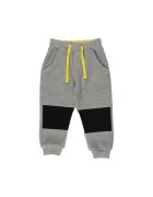 Panco Pantaloni sport cu detaliu negru la genunchi - Fun Adventure - Gri - pentru baietei - Gri melange