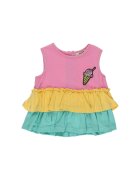 Panco Top cu volane - Surf Up - multicolor - pentru fetite - Roz