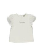 Panco Tricou cu maneci bufante - Party Mood - Alb - pentru fetite - Alb