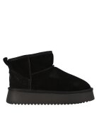 PASS Collection Ghete sport - dama - AB70011B - negru - piele intoarsa - Negru