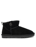 Patrizia Pepe Ghete dama slip on - de zapada - piele naturala - negru