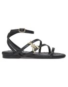Patrizia Pepe Sandale dama - K103 - piele naturala - negru - Negru