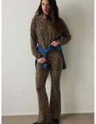 Penti Colanti evazati cu animal print - Negru/Maro deschis