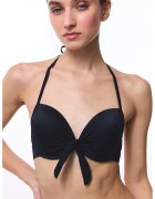Penti Sutien halter de baie cu burete - Negru
