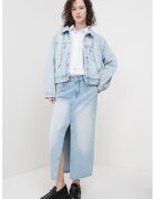 Pepe Jeans London Jacheta crop de denim - Albastru