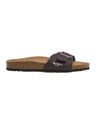 Pepe Jeans London Papuci cu catarame - Maro inchis