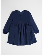 Pepe Jeans London Rochie evazata cu maneci lungi - Bleumarin