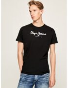 Pepe Jeans London Tricou din bumbac Eggo - Alb/Negru
