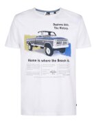 Petrol Industries Tricou barbati - alb - bumbac