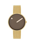 PICTO 34001-0914G Mocha Brown 34mm 5ATM
