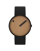 PICTO 43349-4120B Unisex Cappucciono Brown 40mm 5ATM