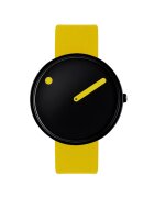 PICTO 43388-6120B Unisex Canary Yellow 40mm 5ATM