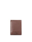 Pierre Cardin Portofel pliabil de piele Torino Pro - Maro taupe