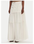 Pinko Fusta maxi dama ecru