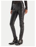 Pinko Pantaloni dama piele ecologica - negru