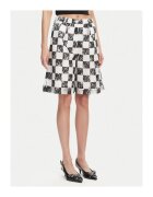 Pinko Pantaloni scurti pentru dama - alb/negru - model in carouri