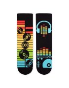 Pirin Hill Sosete din bumbac organic Arty Socks Disco Negru