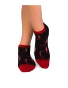 Pirin Hill Sosete scurte bumbac - Chilli Pepper Sneaker BLACK