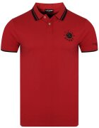 Plein Sport Tricou Polo Pentru Barbati - PS25MPL02/13 RED - Design Modern Cu Logo - Confort Si Calitate - Bumbac Elastic - Rosu - Rosu