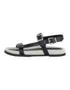 Potamy Sandale slingback de piele - Negru