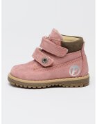 Primigi Ghete din piele nabuc cu velcro - Roz