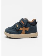Primigi Pantofi sport de piele cu velcro - Bleumarin
