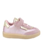 Primigi Pantofi sport low-cut cu garnituri din piele intoarsa - Auriu/Roz pastel/Roz pal