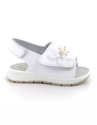 Primigi Sandale din piele cu inchidere velcro - Alb optic