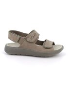 Primigi Sandale din piele intoarsa cu talpa plata - Maro taupe