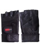 ProFit Manusi de fitness - Nailon/Piele - XL - Negru