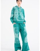 Puma Bluza de trening cu model cu stele cazatoare pentru baschet - Alb/Verde