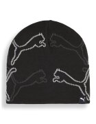 Puma Caciula cu model grafic pisica - Negru/Alb murdar