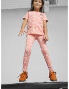 Puma Colanti cu imprimeu grafic - Alb/Roz