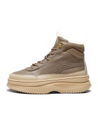 Puma Ghete de piele si piele ecologica Mayra - Maro taupe/Maro camel