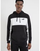 Puma Hanorac din amestec de bumbac Essentials - Alb/Negru