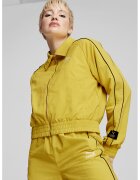 Puma Jacheta cu fermoar si logo Play - Galben mustar